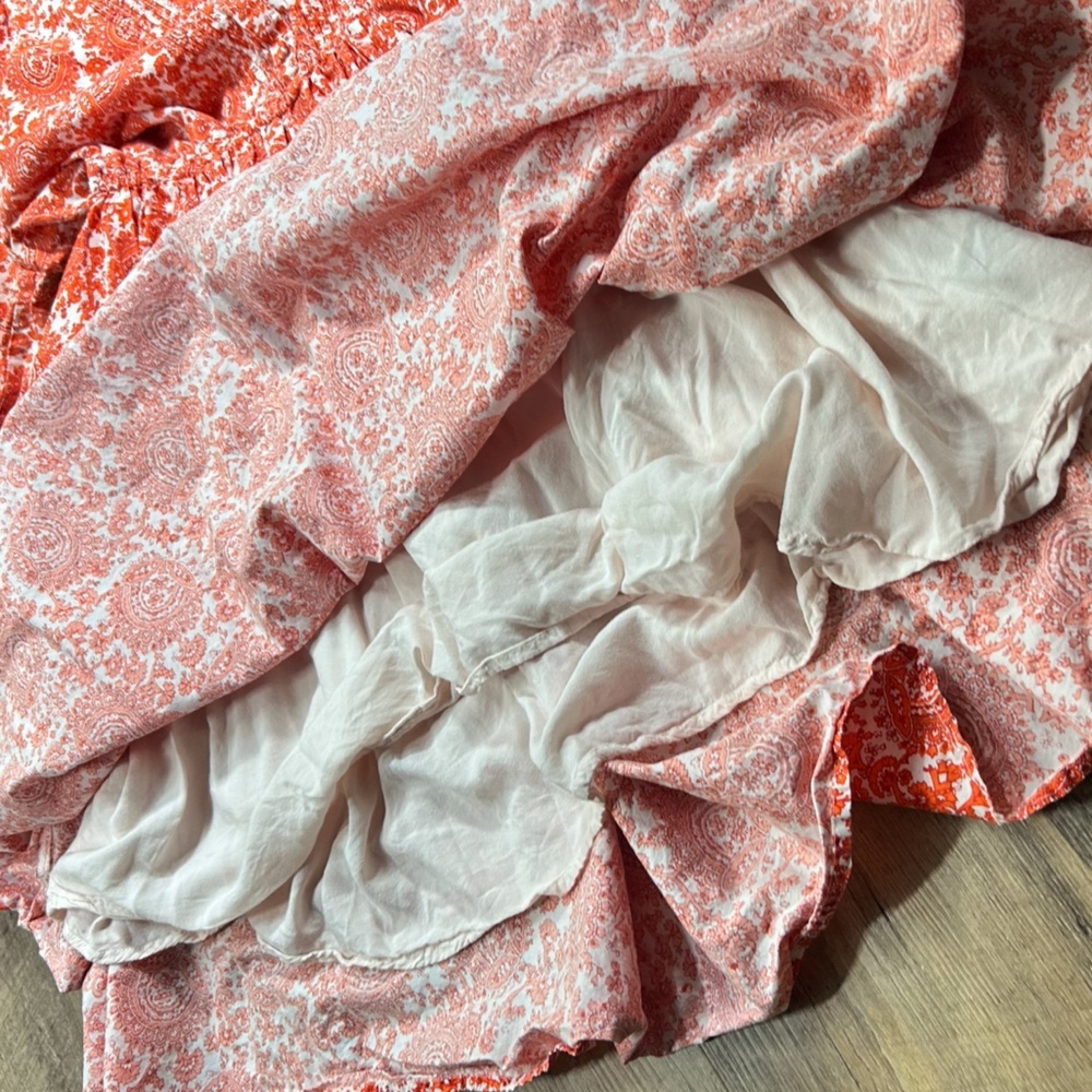 J Crew Mini Dress Med Tall Ruffle Collar Poplin Floral Preppy Closet Essential - Picture 10 of 15